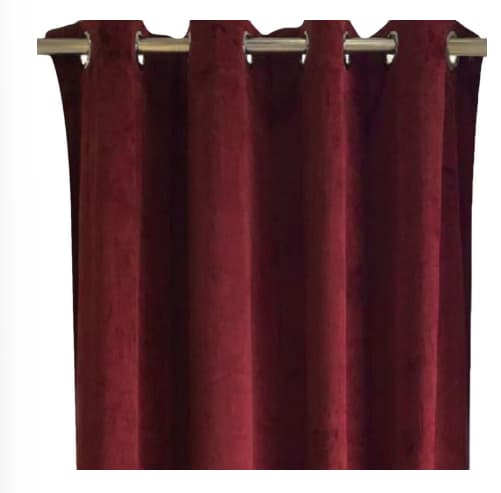 Fotografie produs: Draperie decorativă, o singură bucată, ideală pentru living sau dormitor 140X260 CM visiniu