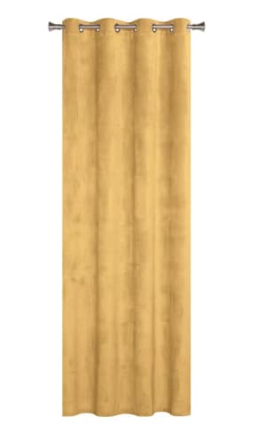 Fotografie produs: Draperie decorativă, o singură bucată, ideală pentru living sau dormitor 140X260 CM galben - galben