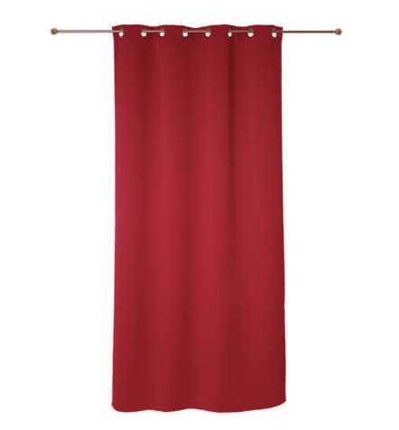 Fotografie produs: Draperie decorativă, o singură bucată, ideală pentru living sau dormitor 140X260 CM rosu - rosu