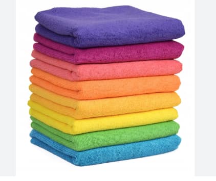 Fotografie produs: Set 10 Lavete din Microfibra, carpa de bucatarie, pentru curatarea geamurilor, masinilor 40x30 cm