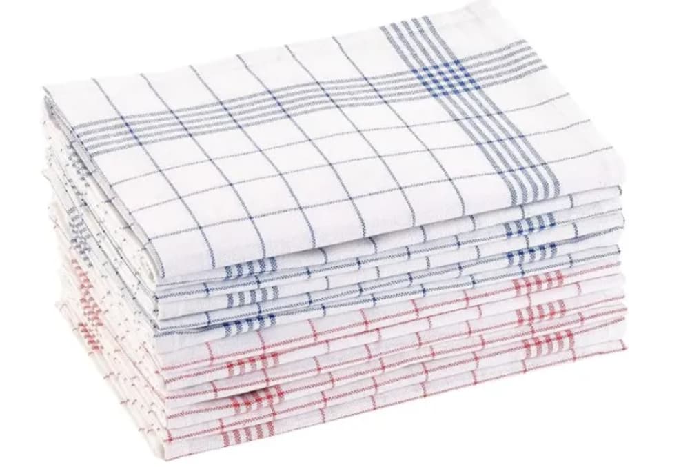 Fotografie produs: Set 10 prosoape de bucatarie model patrat multicolor