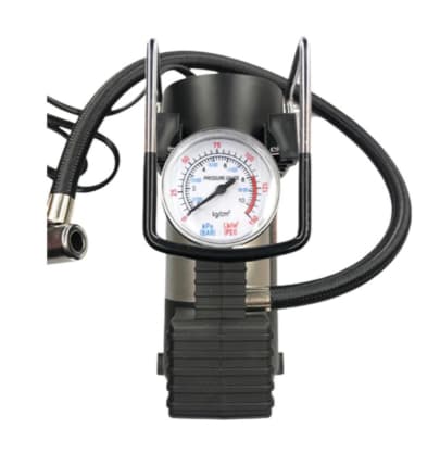 Fotografie produs: Compresor auto, alimentare 12V, cu 3 accesorii, 150 PSI, 35L/min, buton ON/OFF