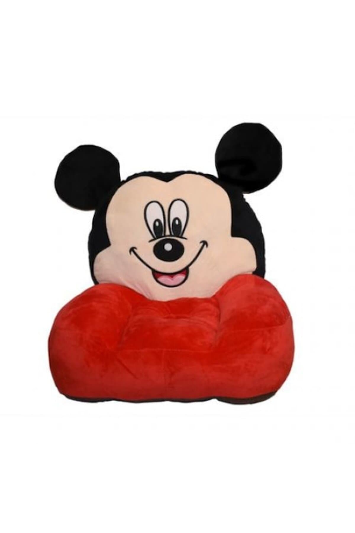 Fotografie produs: Fotoliu de plus Mickey Mouse rosu