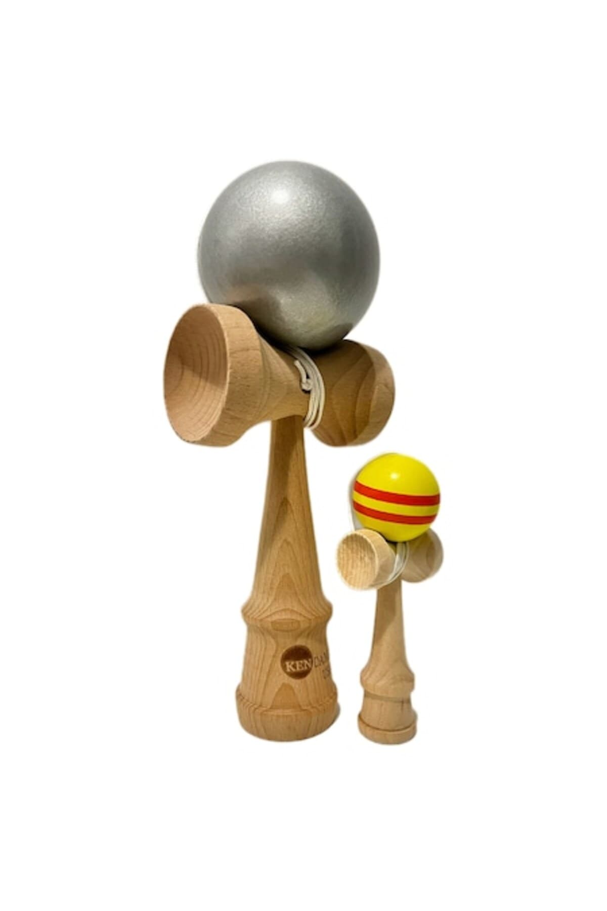 Fotografie produs: Giant Kendama + Mini Kendama Silver Model