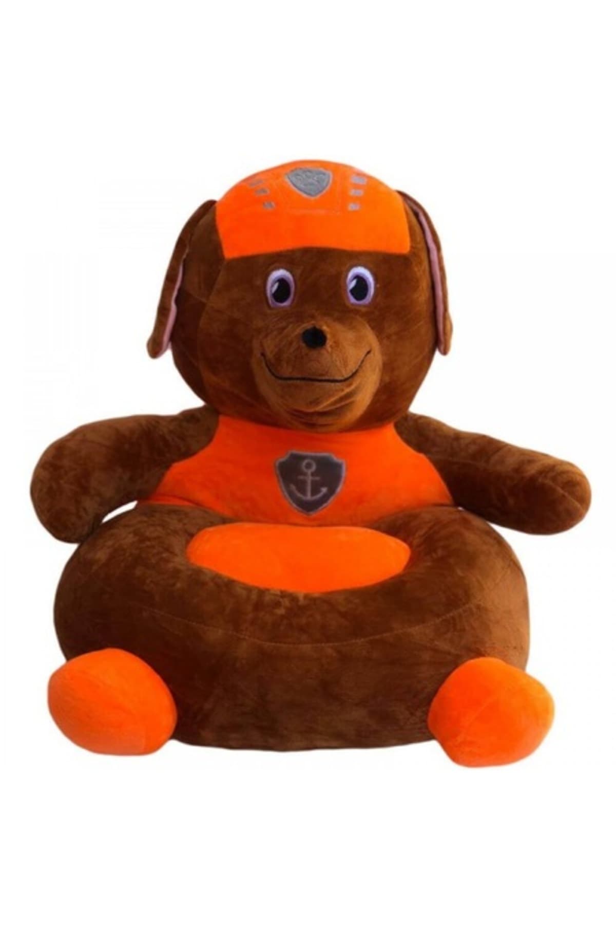 Fotografie produs: Fotoliu de plus, Patrula Catelusilor, Caine Zuma, Maro, Portocaliu, 40X48X40cm