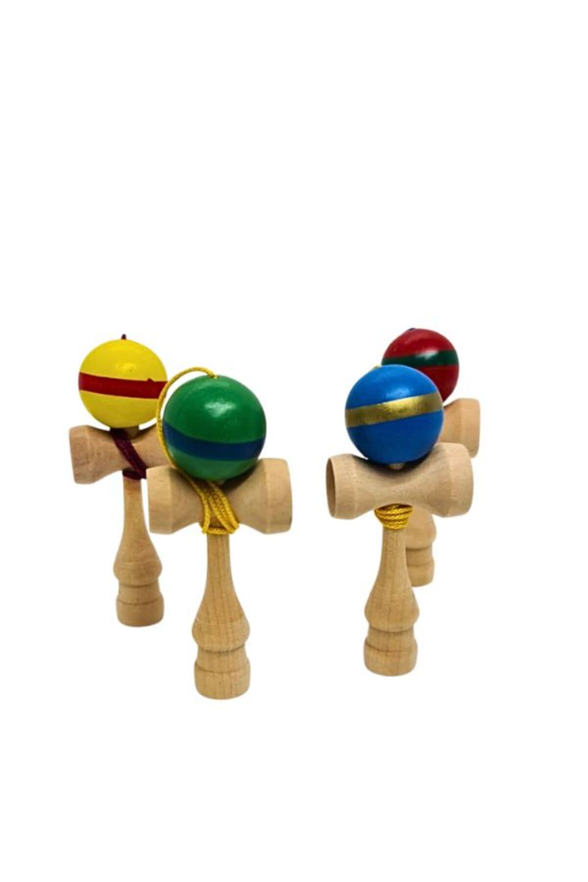 Fotografie produs: Mini Kendama, 12 cm, joc de indemanare pentru copii, 7 ani+, Culoare la Alegere