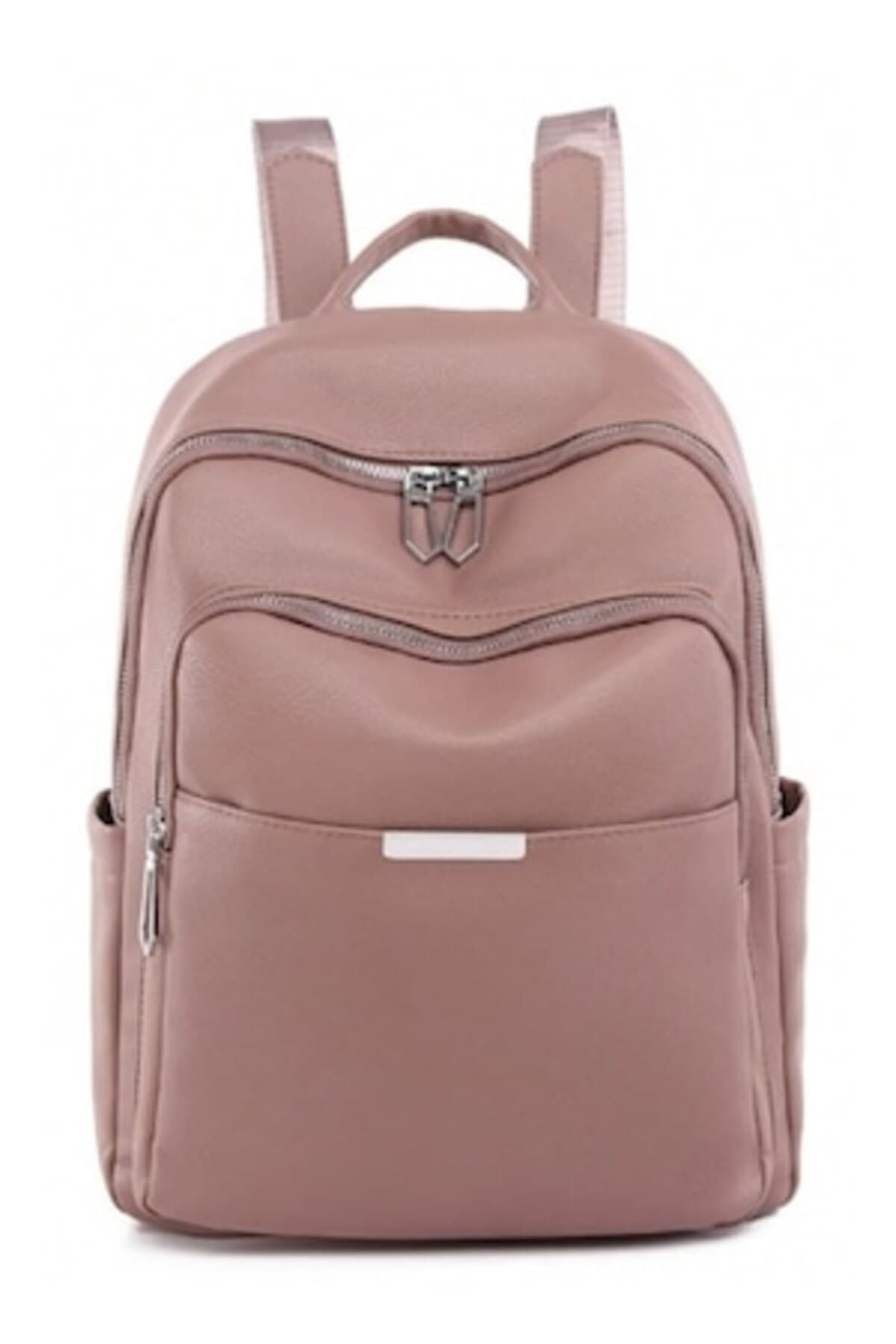 Fotografie produs: Rucsac de dama, impermeabil, din piele, roz - Concept