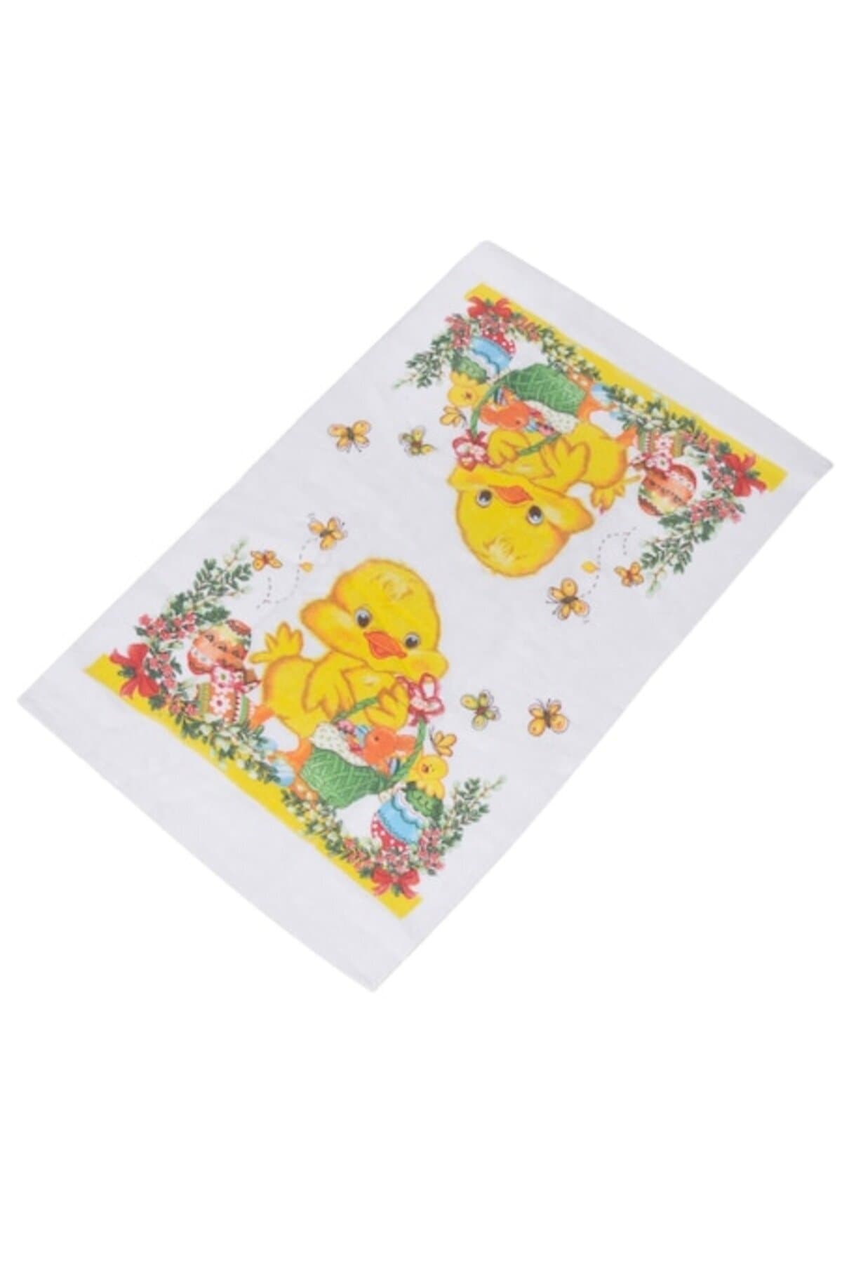 Fotografie produs: Prosop de bucatarie cu imprimeu de rata si oua de Paste